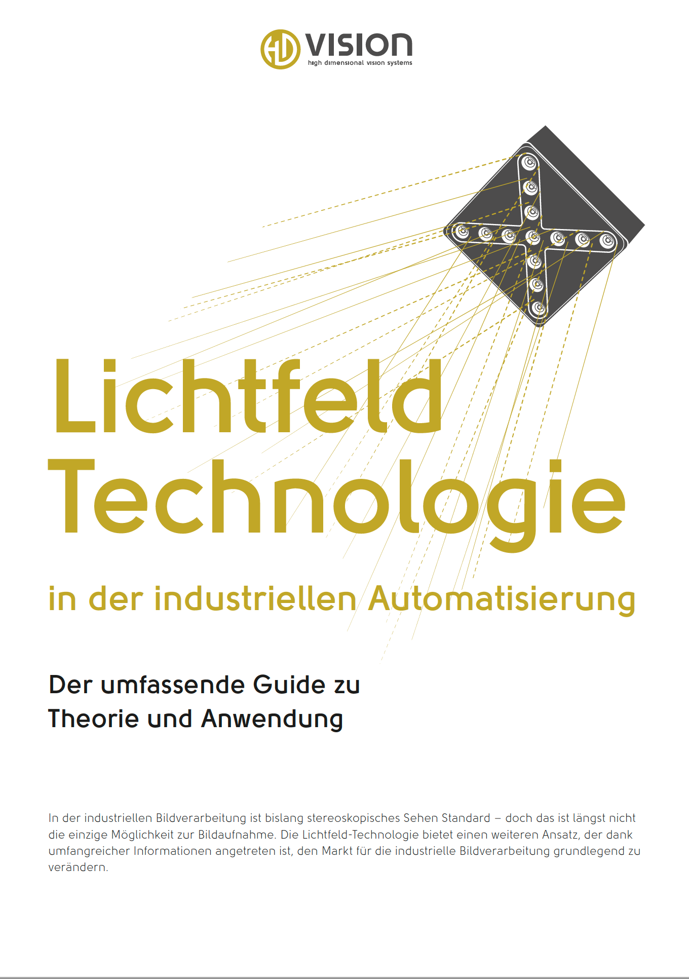 Cover des E-Guide Lichtfeld-Technologie in der industriellen Automatisierung